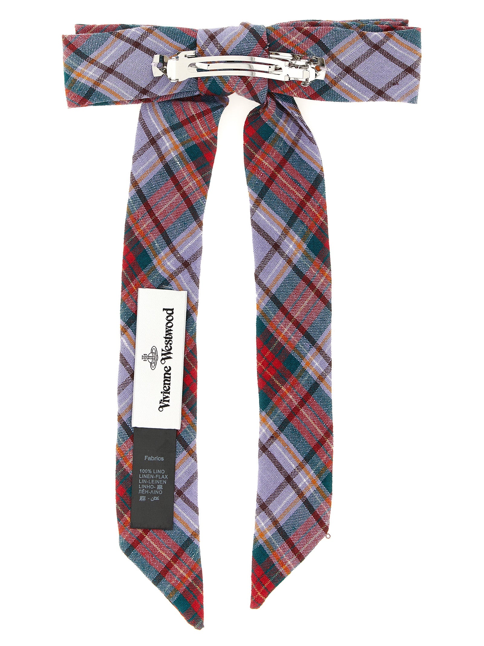 Vivienne Westwood Rtw Tartan Hair Clip