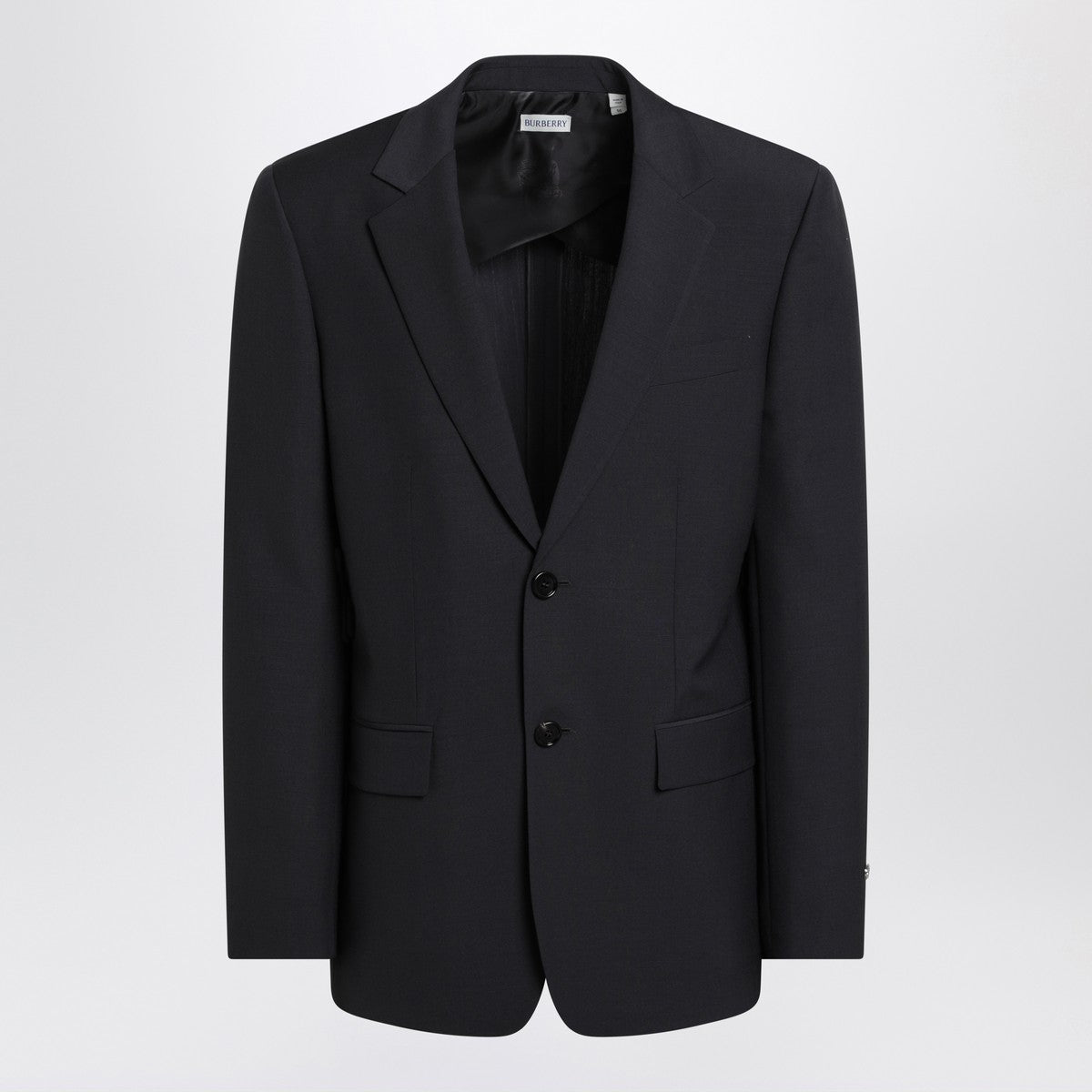 Burberry Navy blue wool blend jacket
