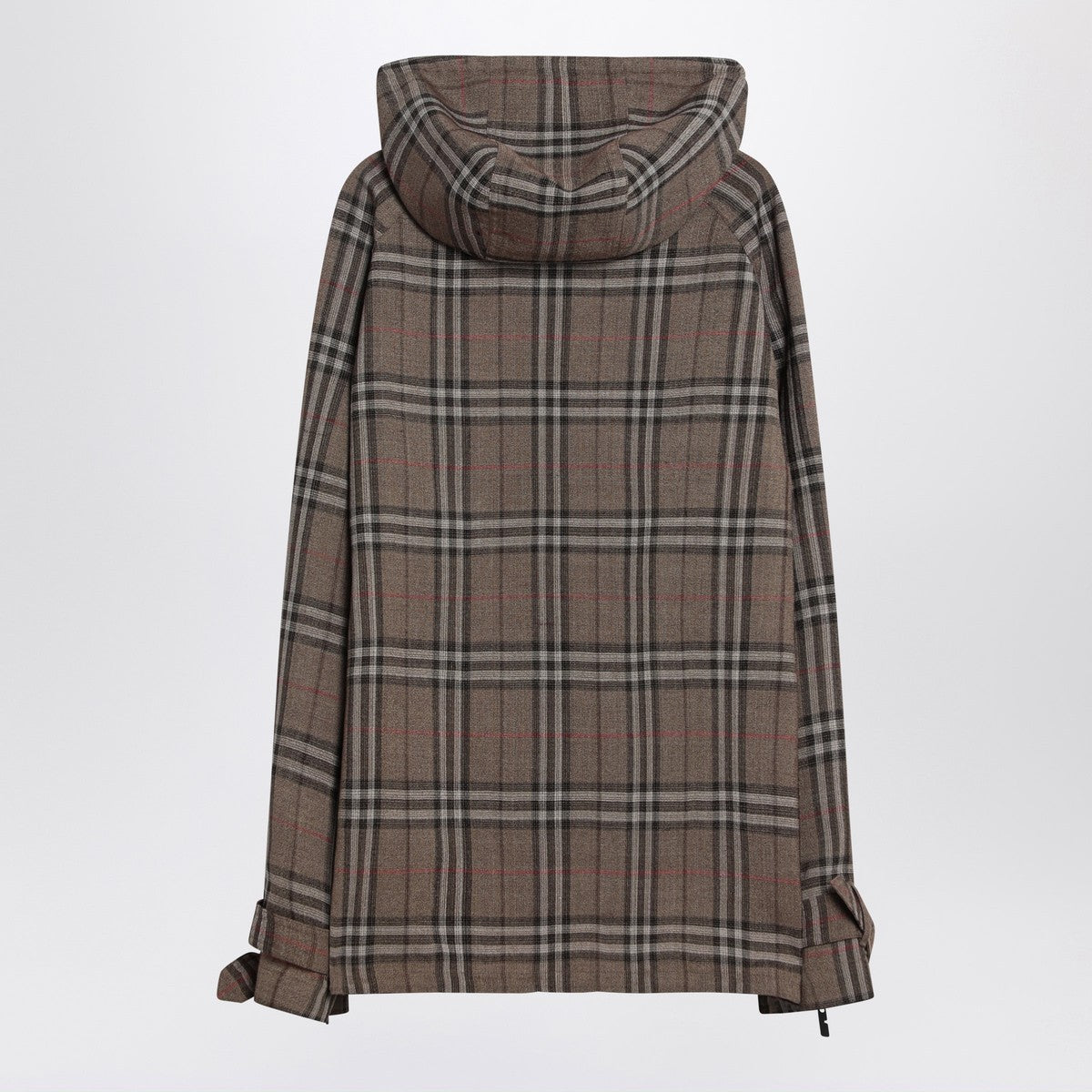 Burberry Half-zip jacket with Check pattern in silk blend