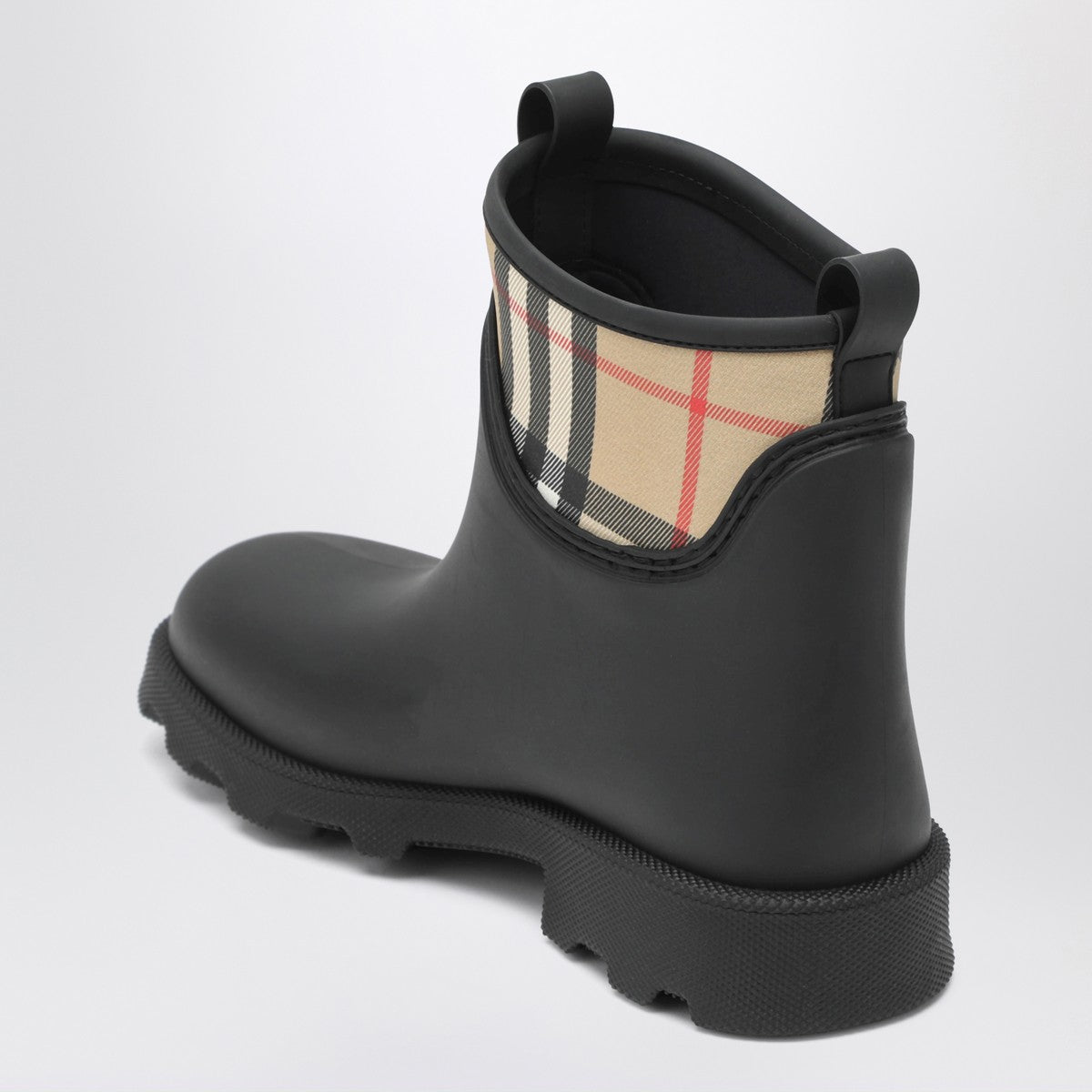 Burberry Marsh Stamp rubber ankle boots