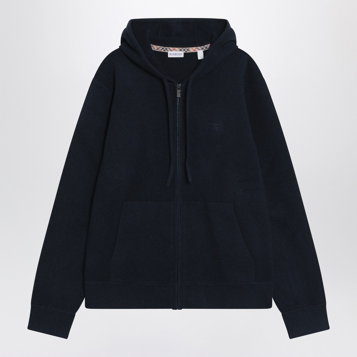 Burberry Navy blue zip-up cardigan