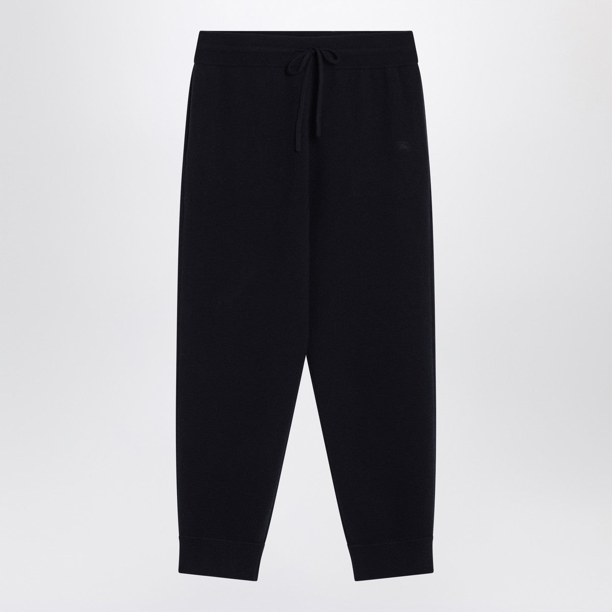 Burberry Navy blue cashmere-blend jogging pants
