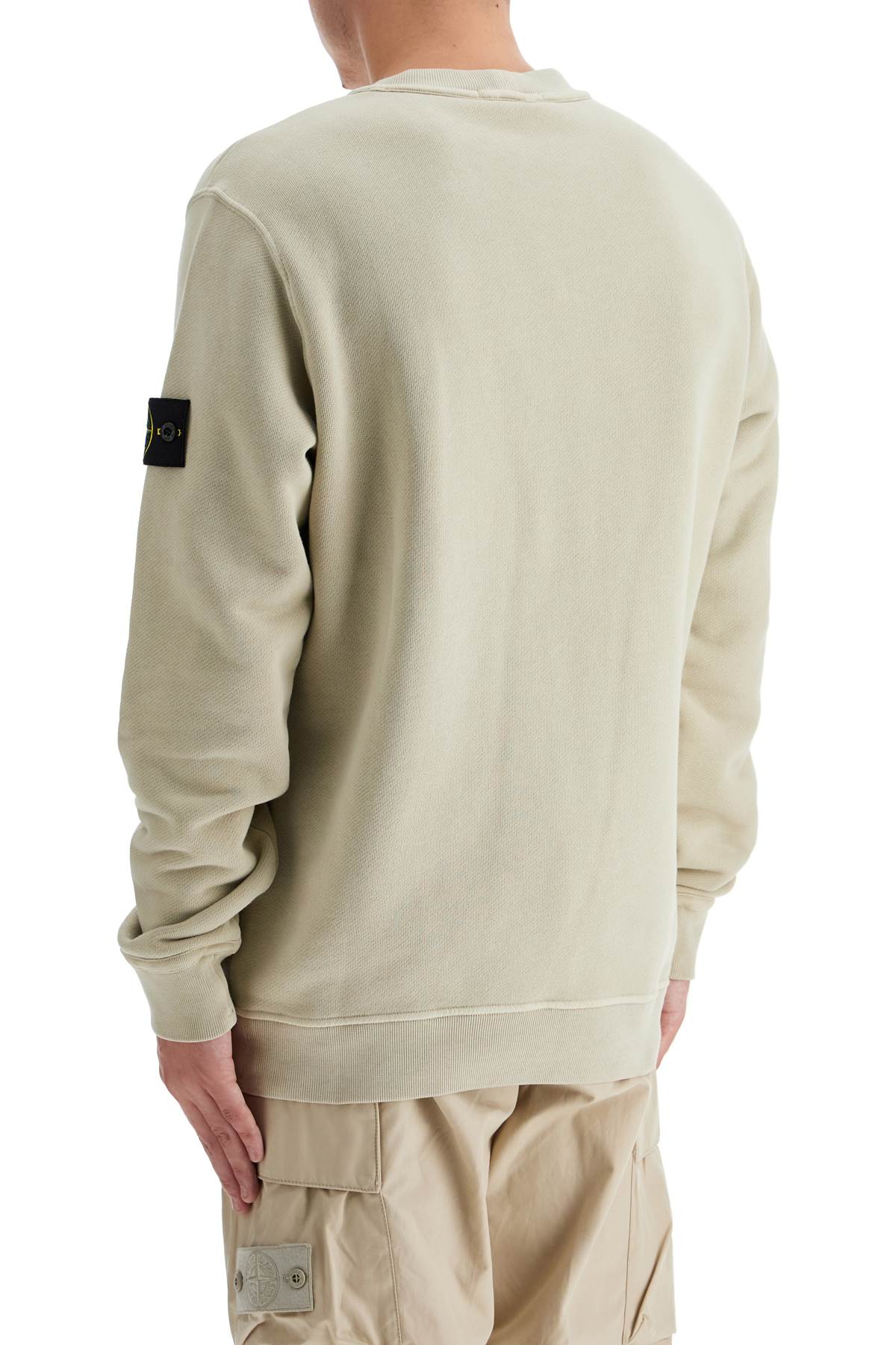 Stone Island organic cotton crewneck sweatshirt