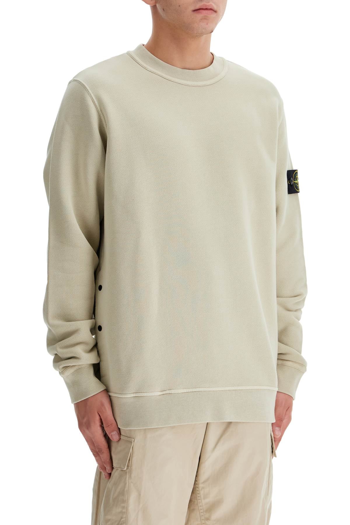 Stone Island organic cotton crewneck sweatshirt