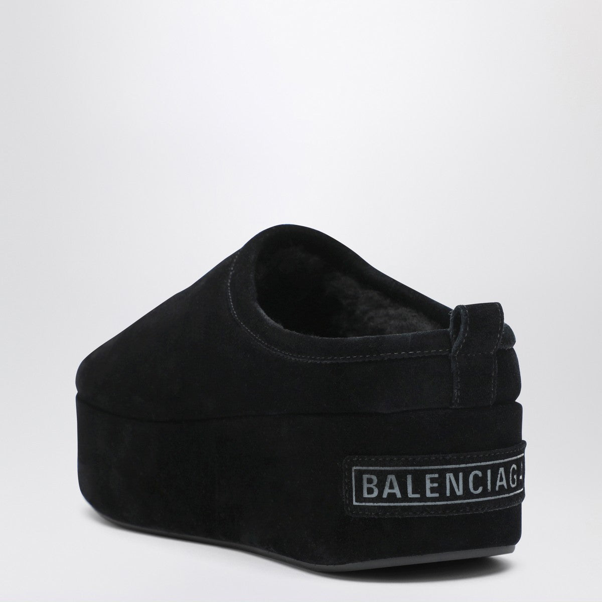 Balenciaga Alaska Soft black platform clogs