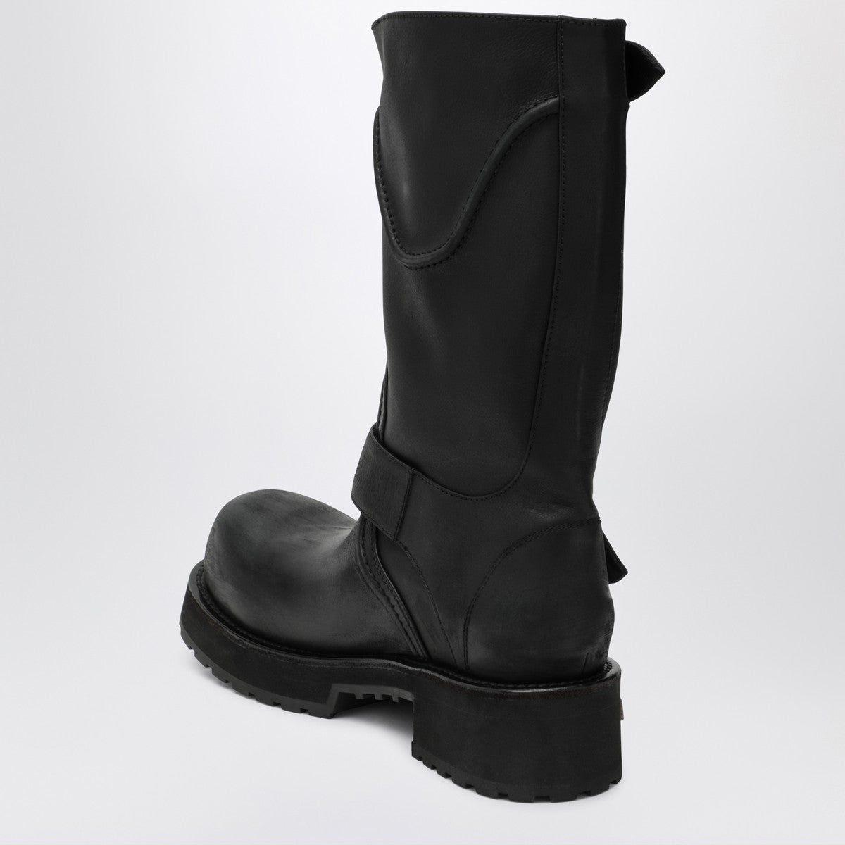 Balenciaga Venom boots in black calf leather