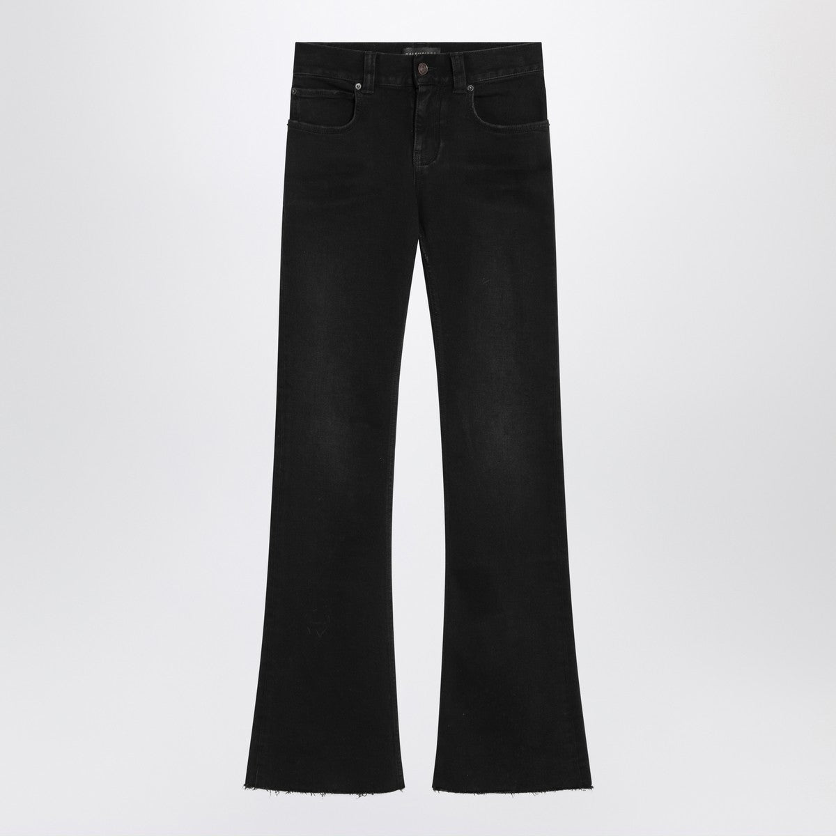 Balenciaga Black Bootcut Slim Fit denim trousers
