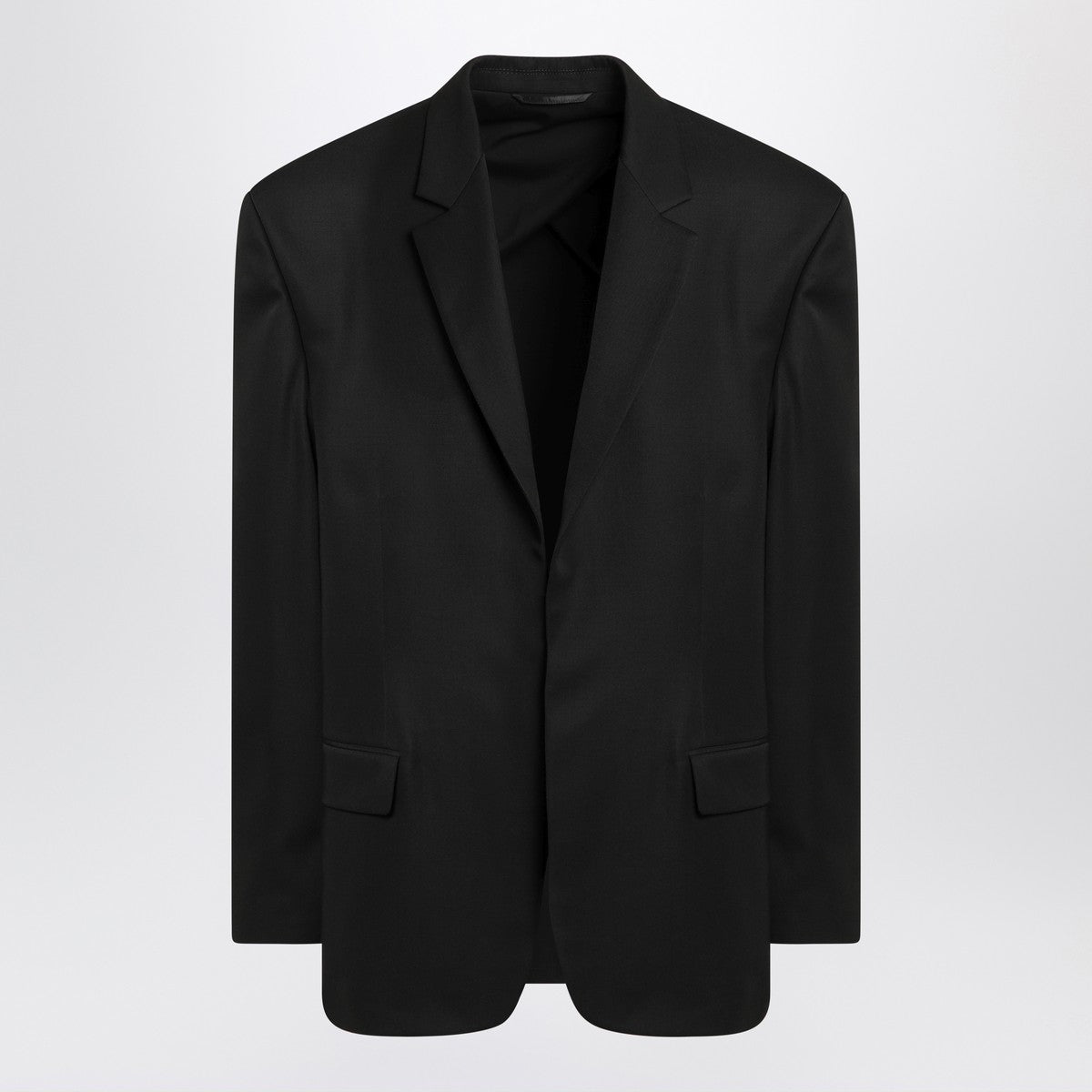 Balenciaga Single-breasted jacket black in wool