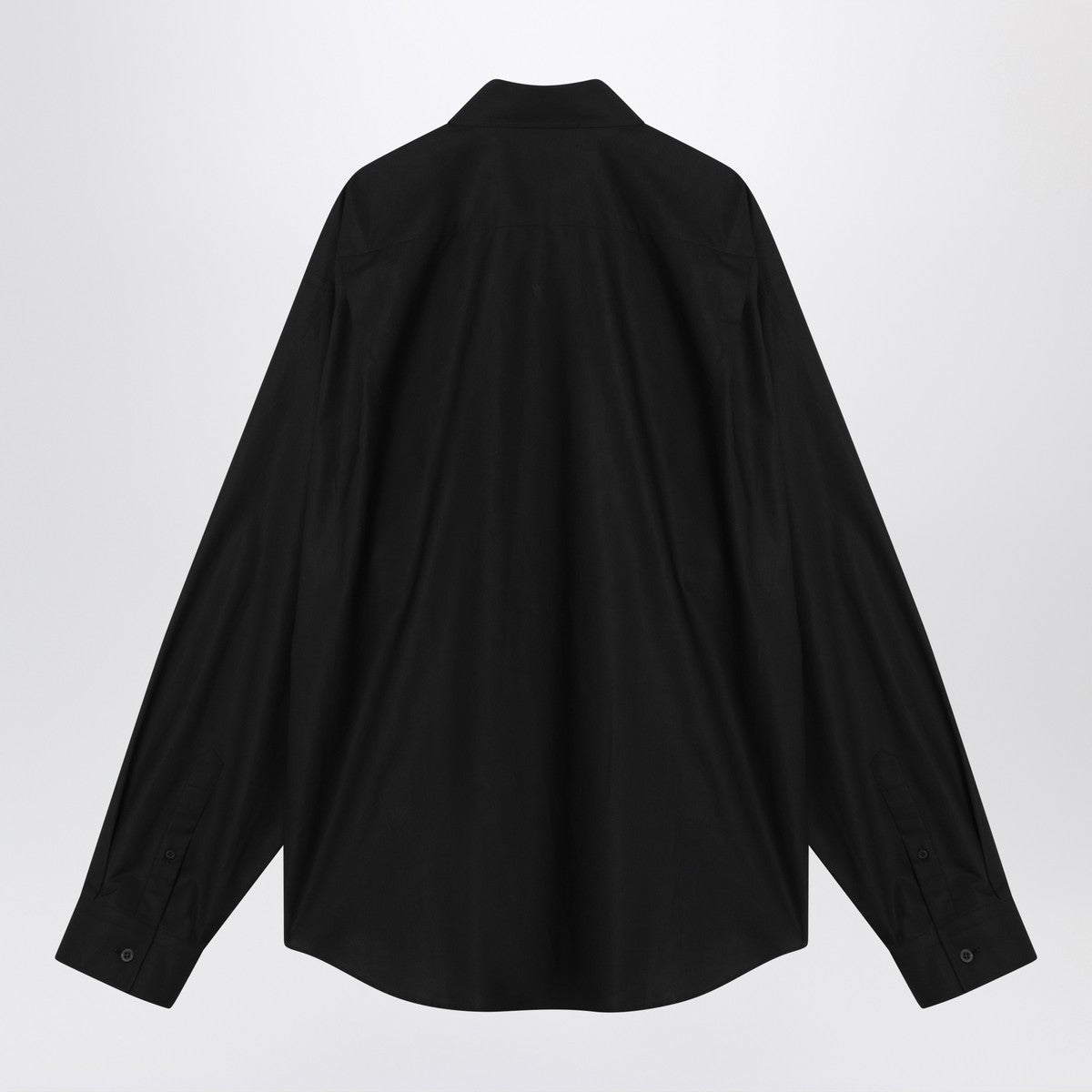 Balenciaga Black cotton shirt with logo