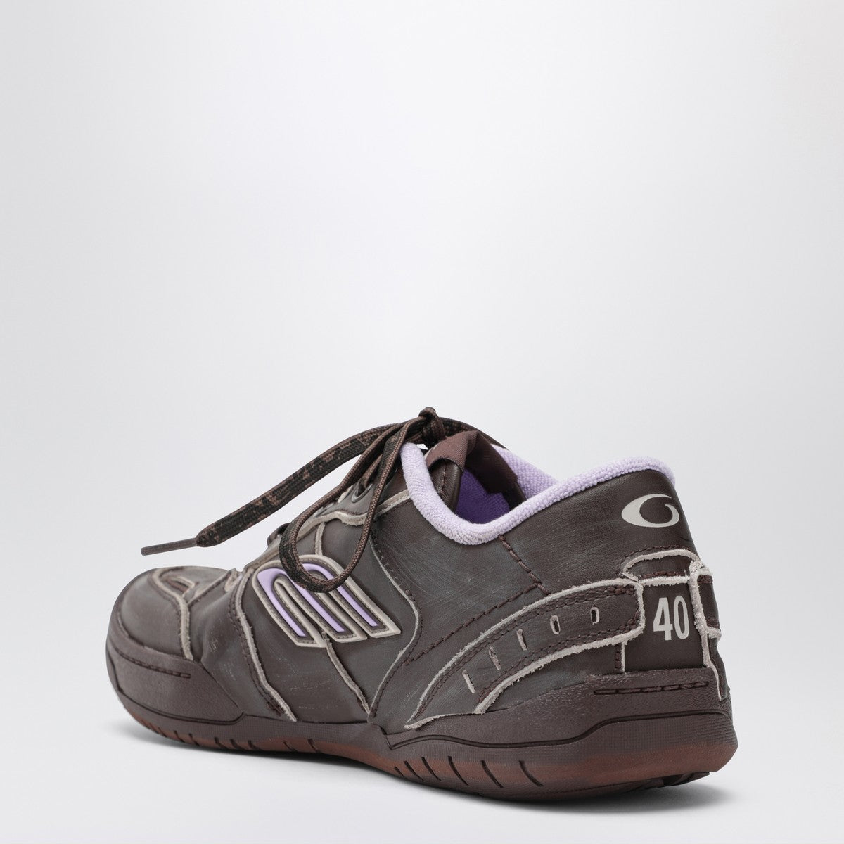 Balenciaga Hamptons Worn-Out sneakers brown and lilac