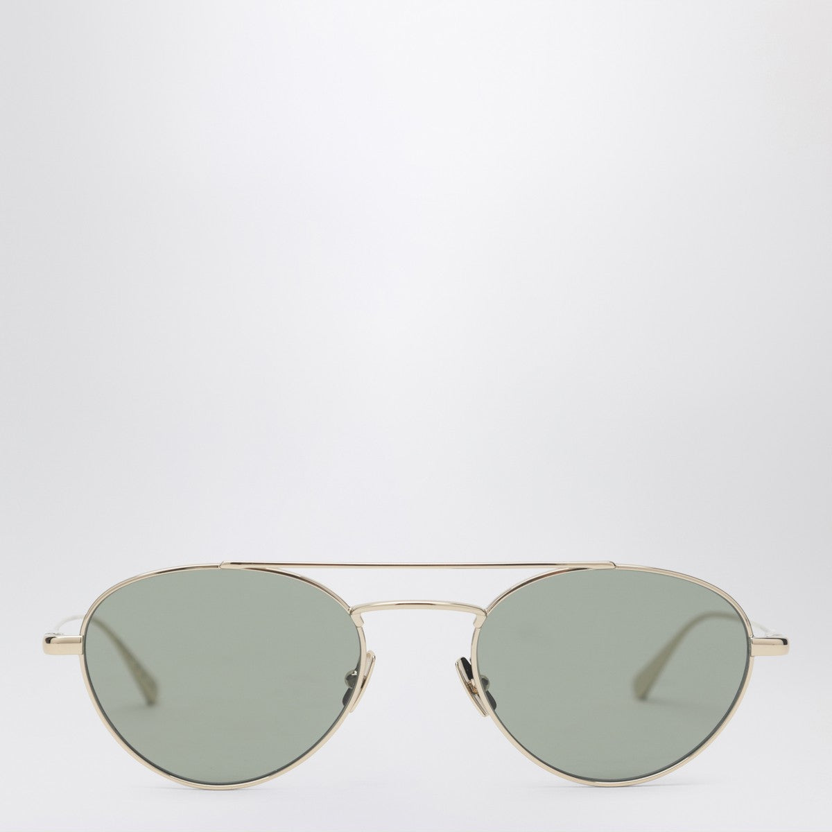 Saint Laurent SL 97 gold/green sunglasses