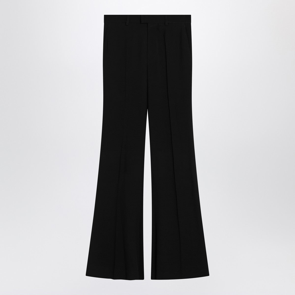 Balenciaga Black flared pants in viscose
