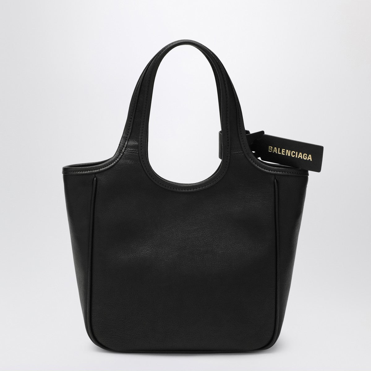 Balenciaga Black Laundrette leather bag