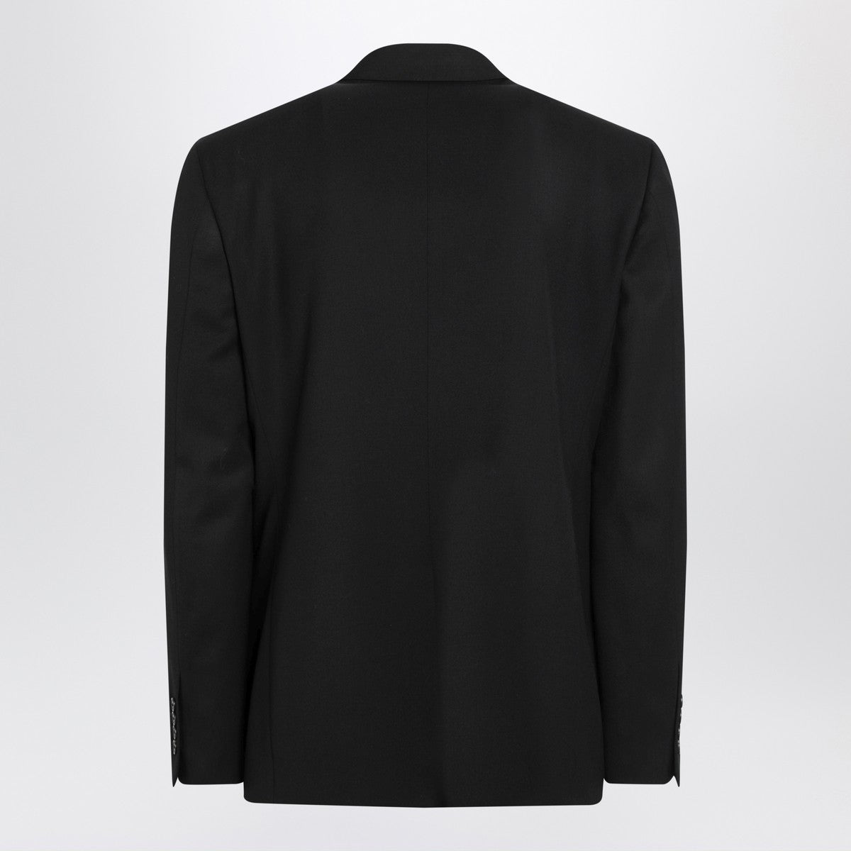 Balenciaga Single-breasted black wool jacket
