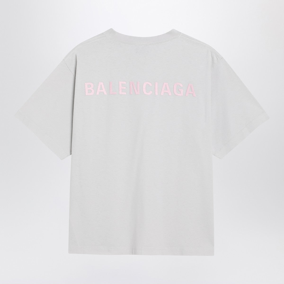 White Balenciaga Back Medium Fit T-shirt