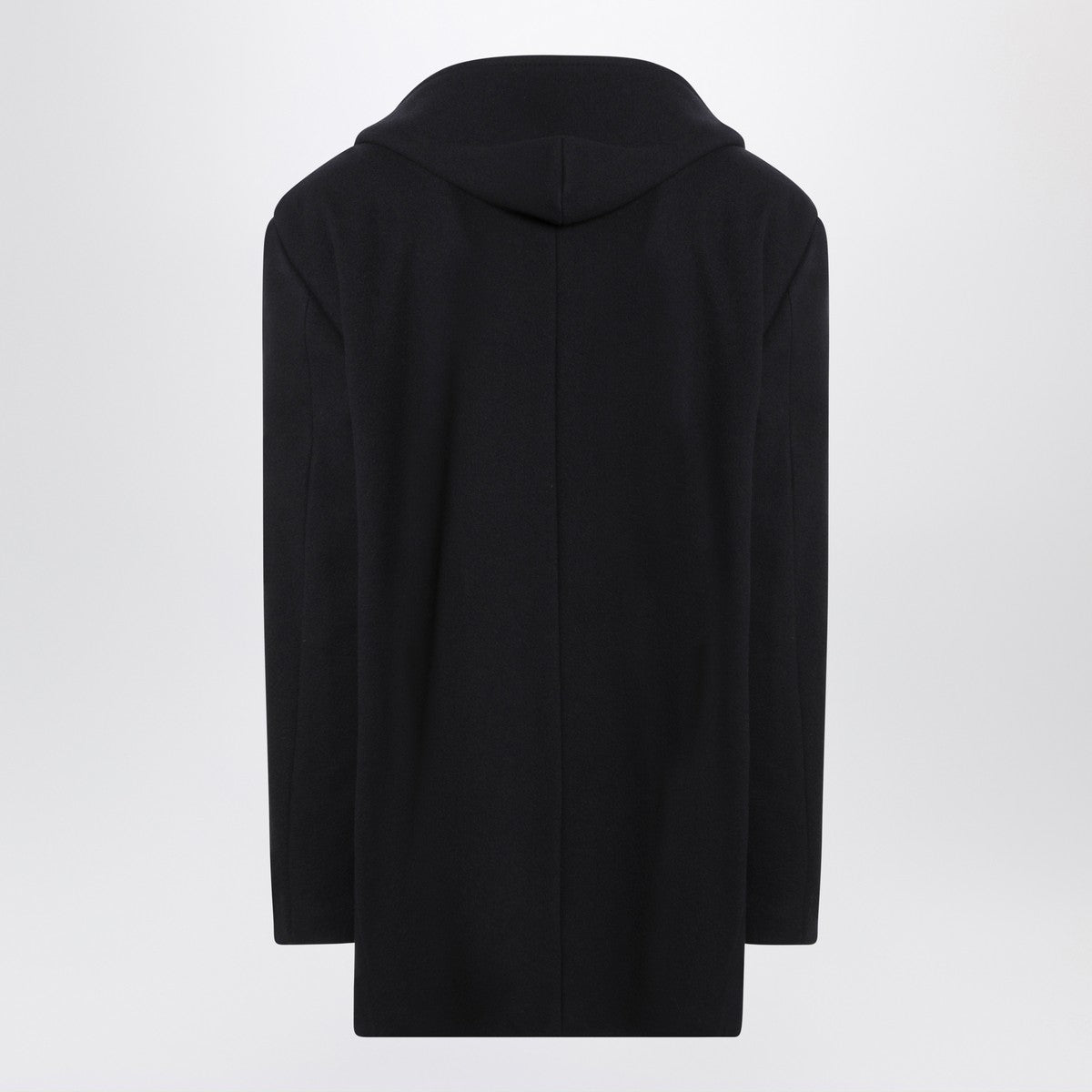Balenciaga Navy blue coat with hood