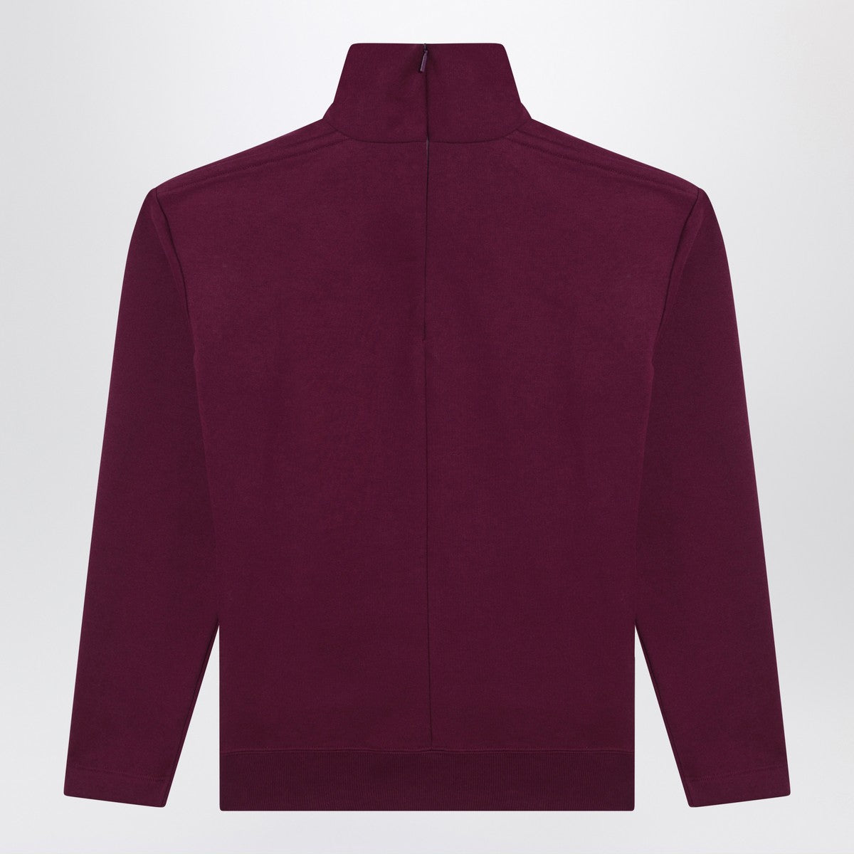 Saint Laurent Boxy purple cotton sweater