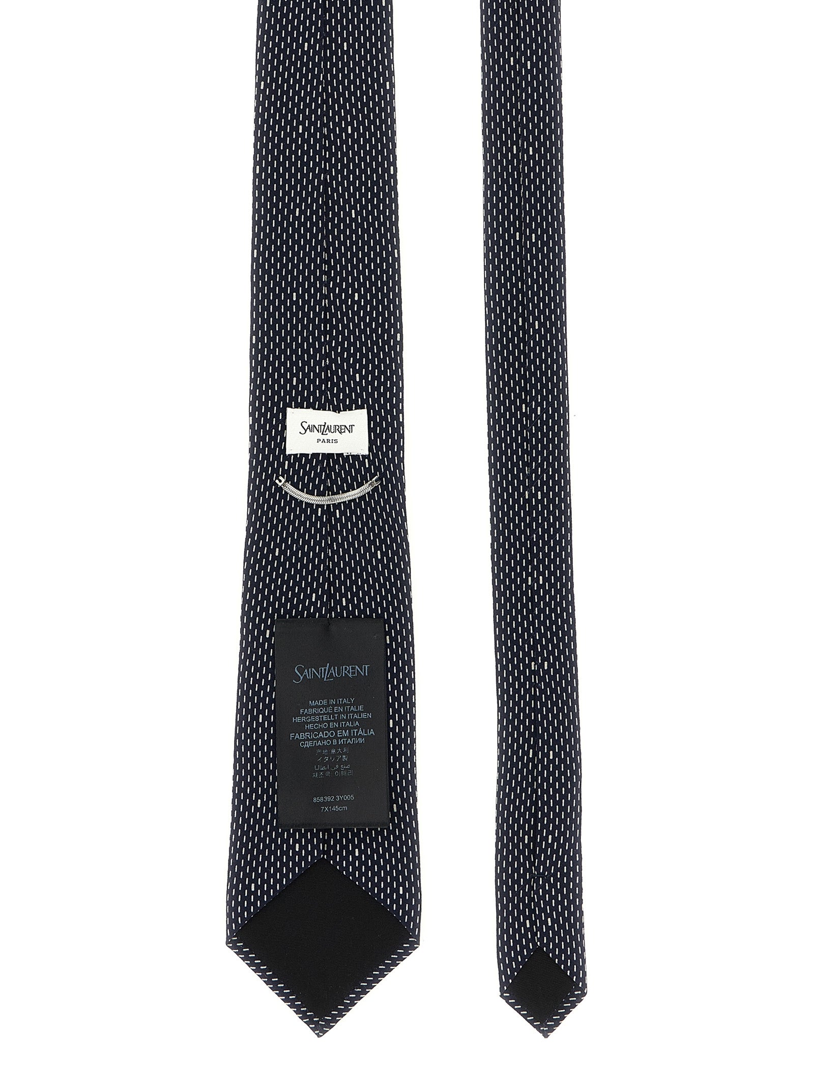 Saint Laurent Polka Dot Tie