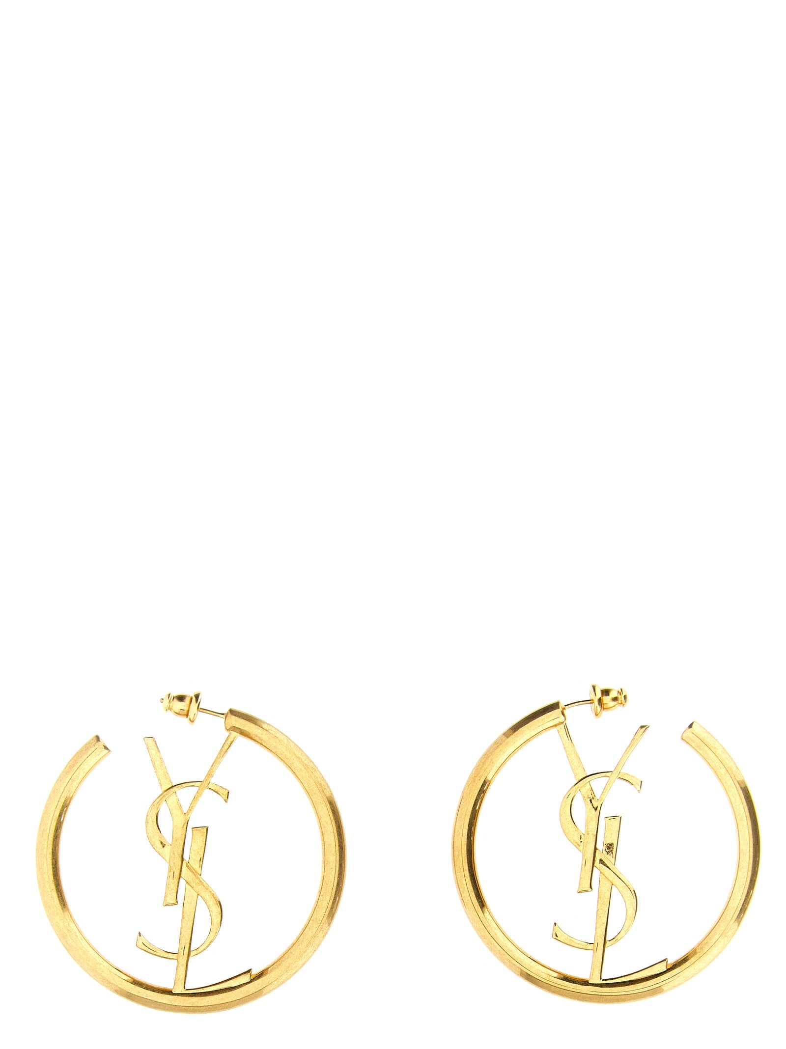 Saint Laurent Cassandre Hoop Earrings
