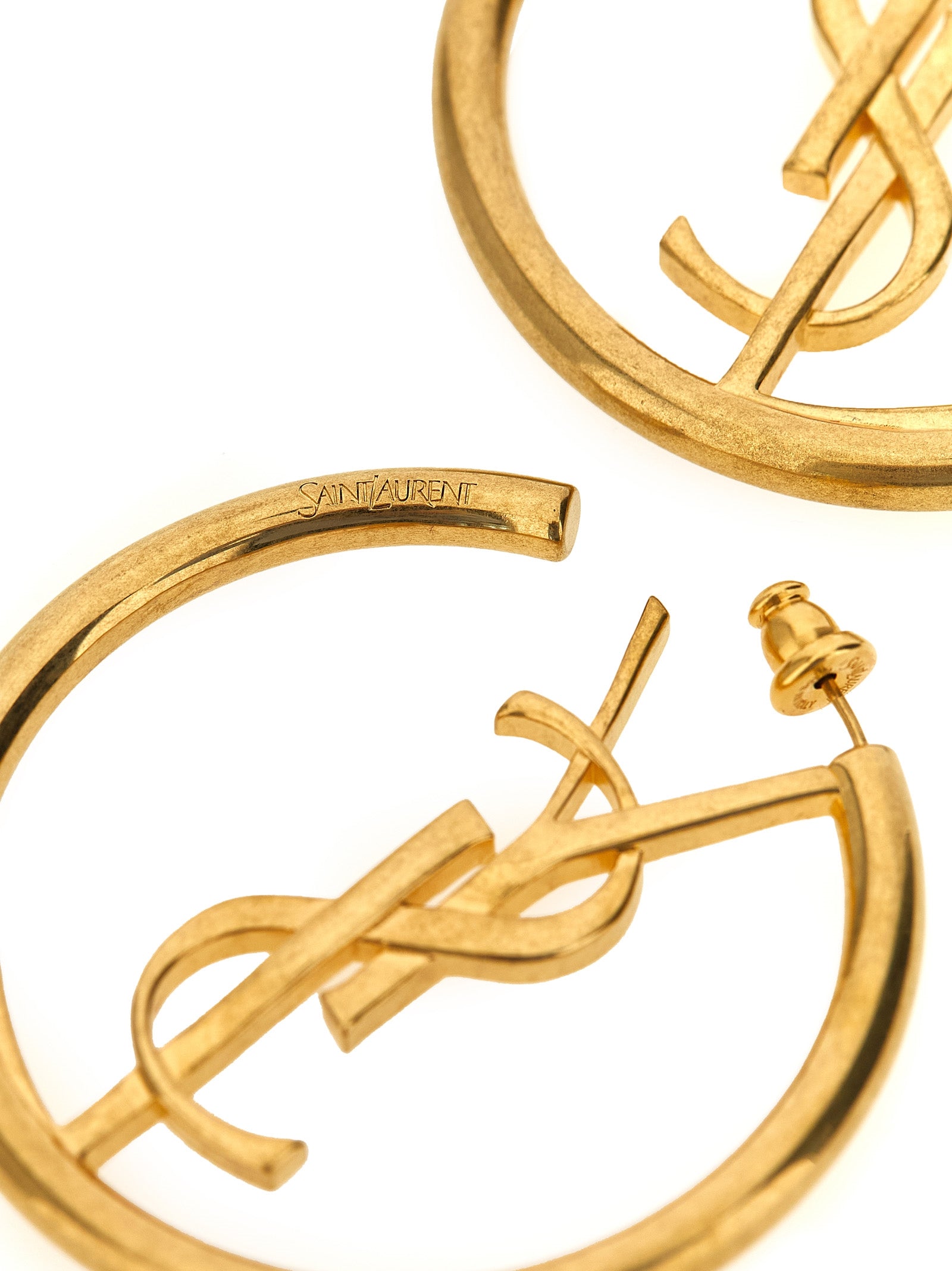 Saint Laurent Cassandre Hoop Earrings