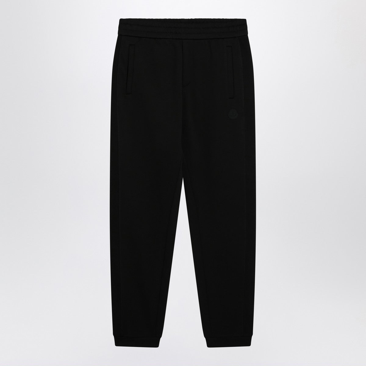 Moncler Black cotton jogging pants