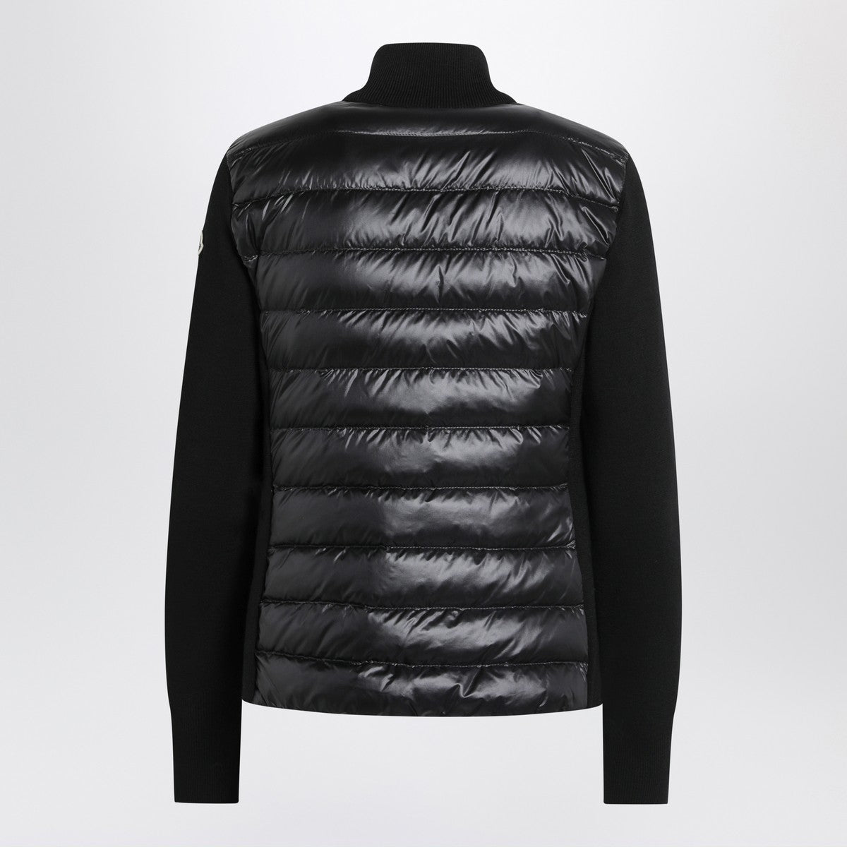 Moncler Black padded zip-up cardigan