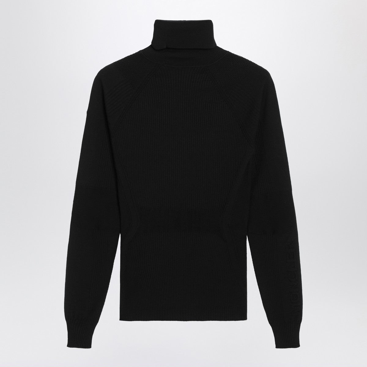 Moncler Grenoble Black wool-blend turtleneck sweater