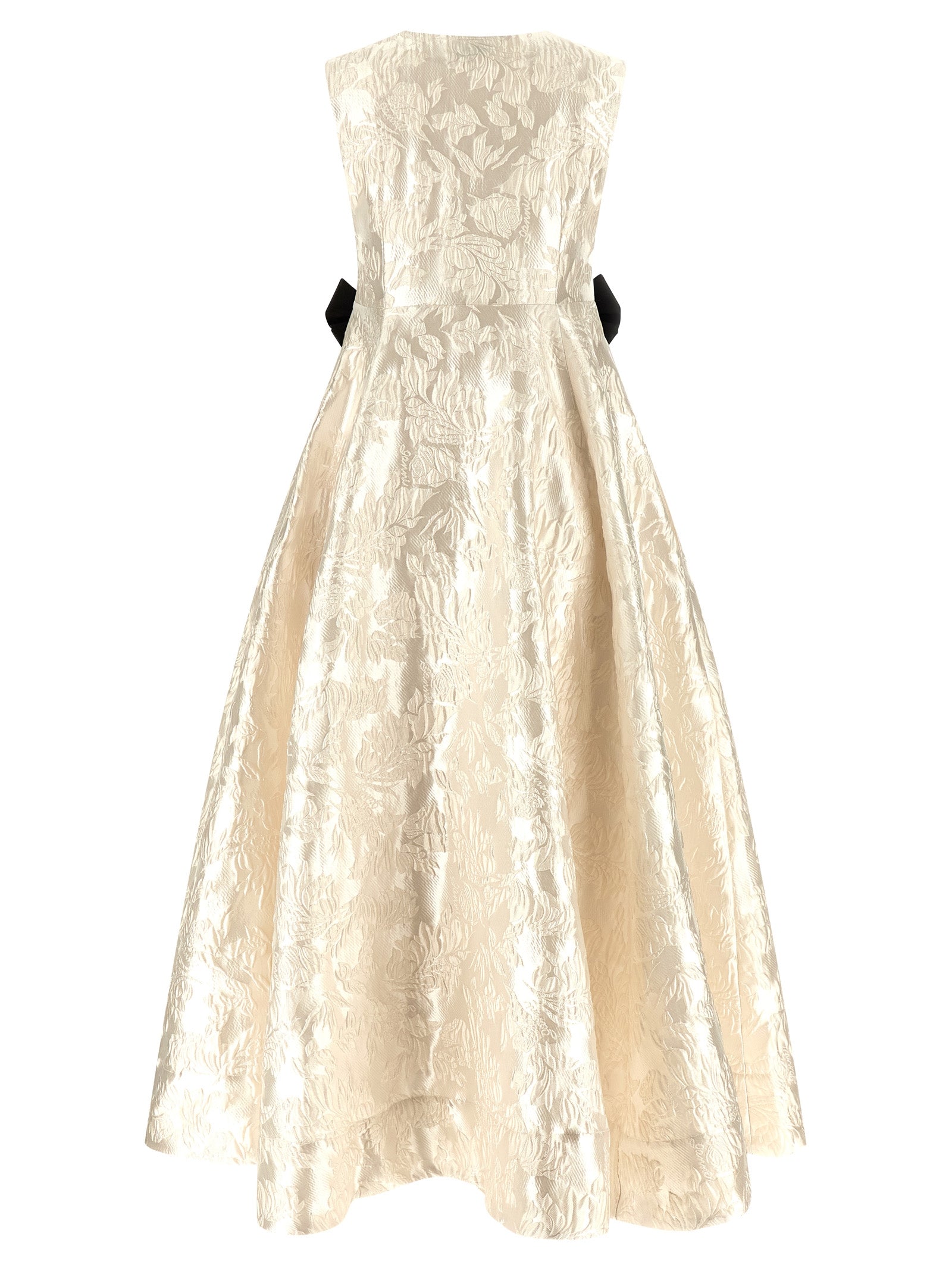 Ganni Cloque V-neck Dress