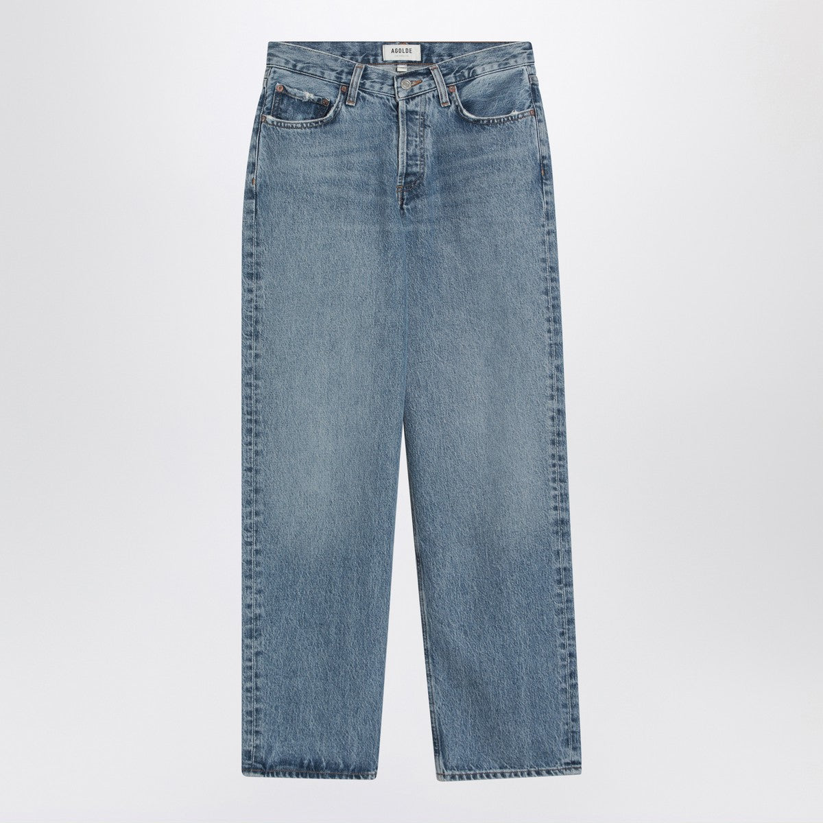 AGOLDE V-Waist baggy jeans Fairway coloured