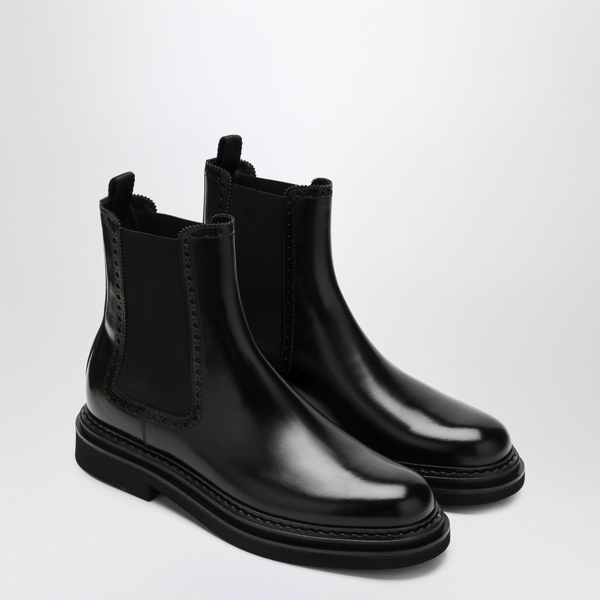 Dolce & Gabbana Dolce&Gabbana Black leather ankle boot