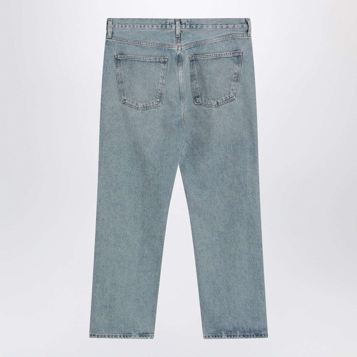 AGOLDE Light blue jeans in regenerated denim