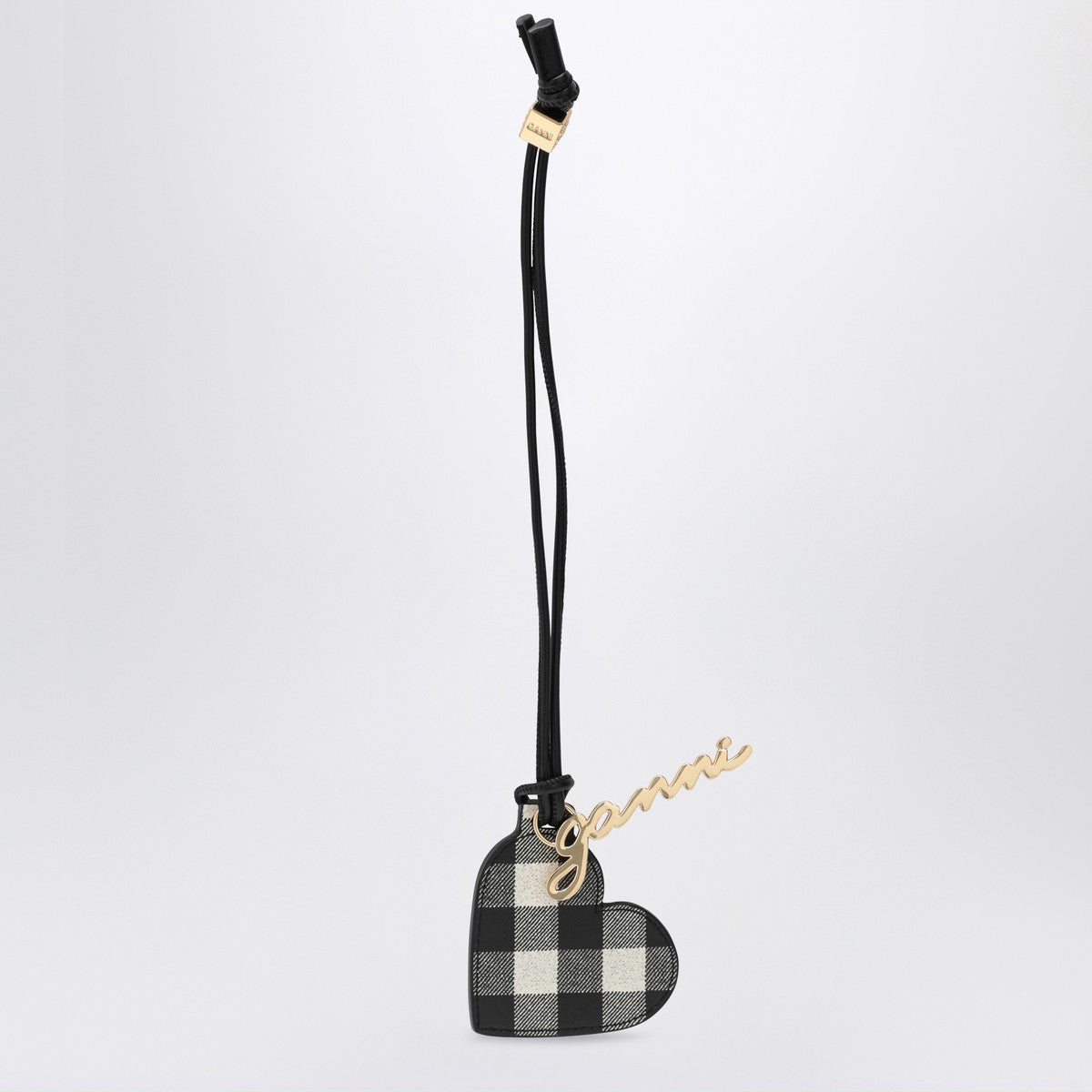 GANNI Heart-shaped mirror Bou black