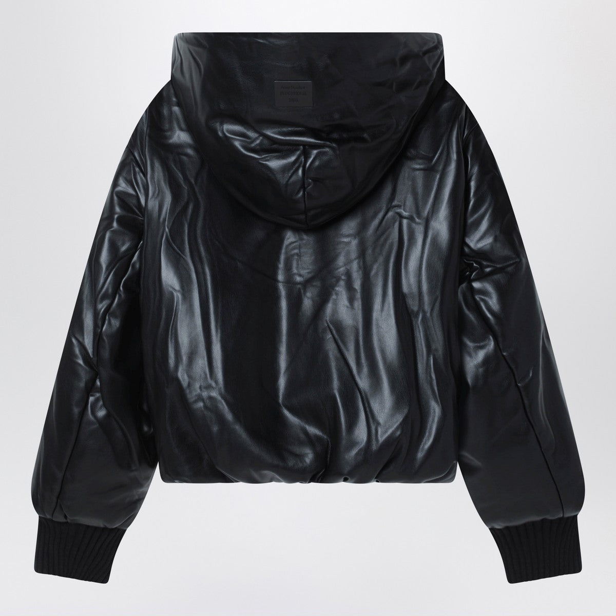 Acne Studios Hooded faux leather jacket