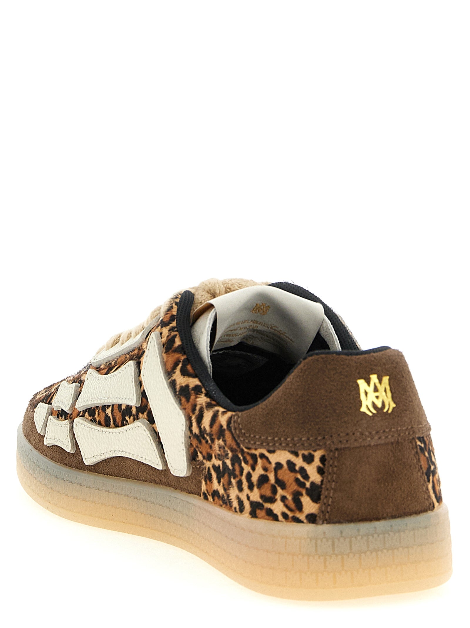 Amiri Leopard Pacific Bones Sneakers