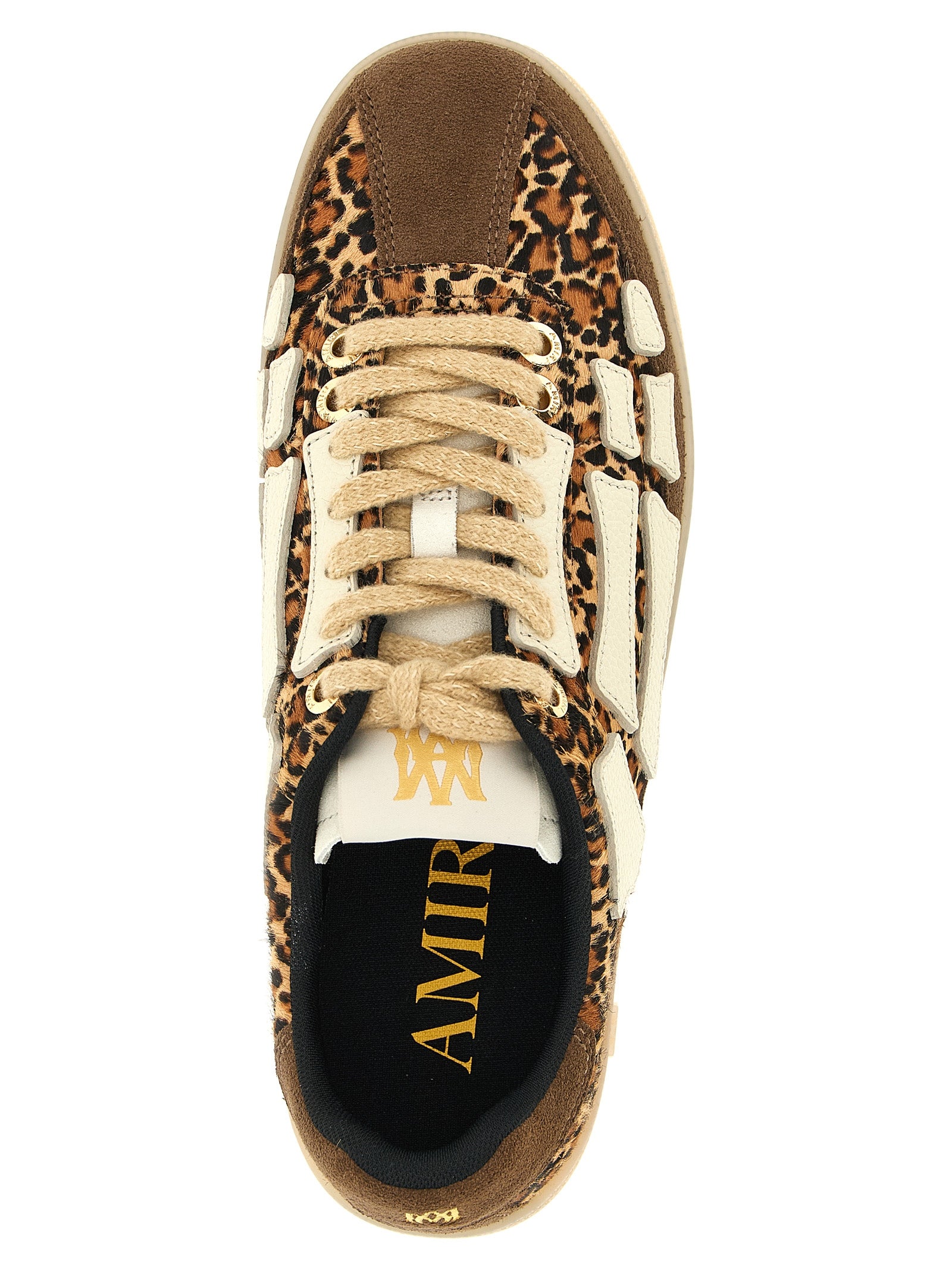 Amiri Leopard Pacific Bones Sneakers