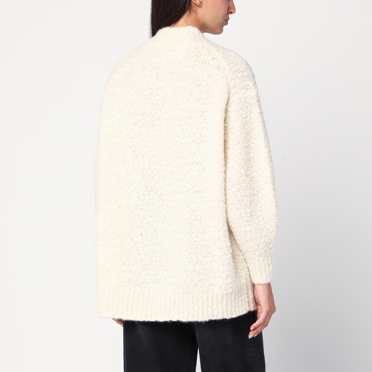 ISABEL MARANT Ecru sweater in alpaca blend