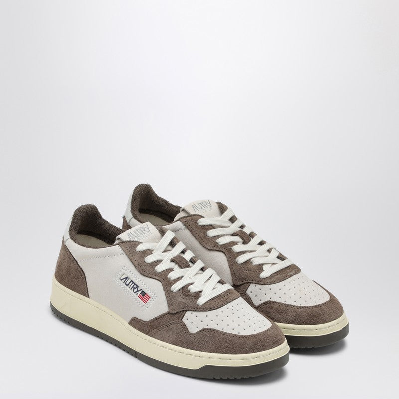 AUTRY Medalist white/brown suede sneakers