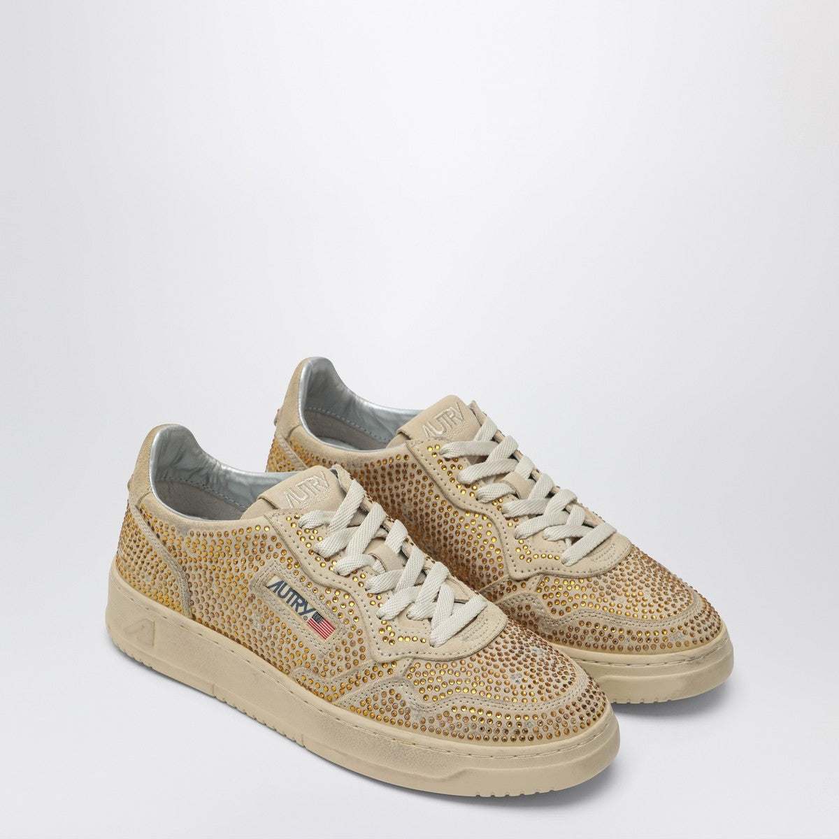 AUTRY Sneaker Medalist Crystals in bronze