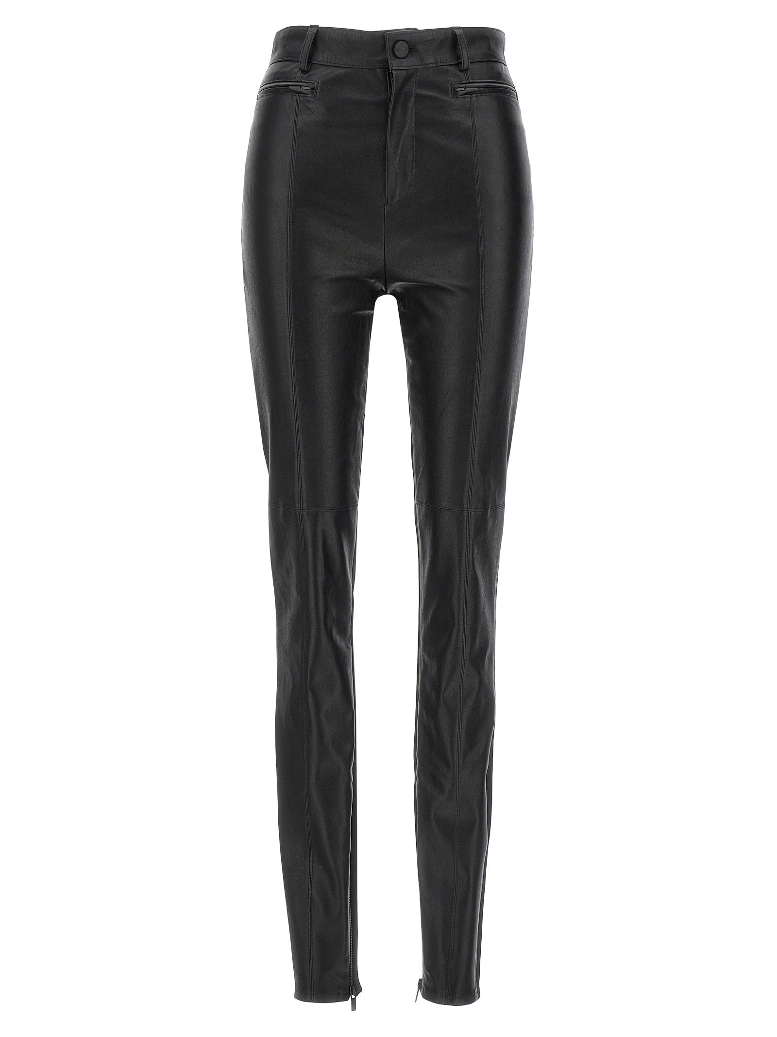 David Koma Napa Leather Leggings