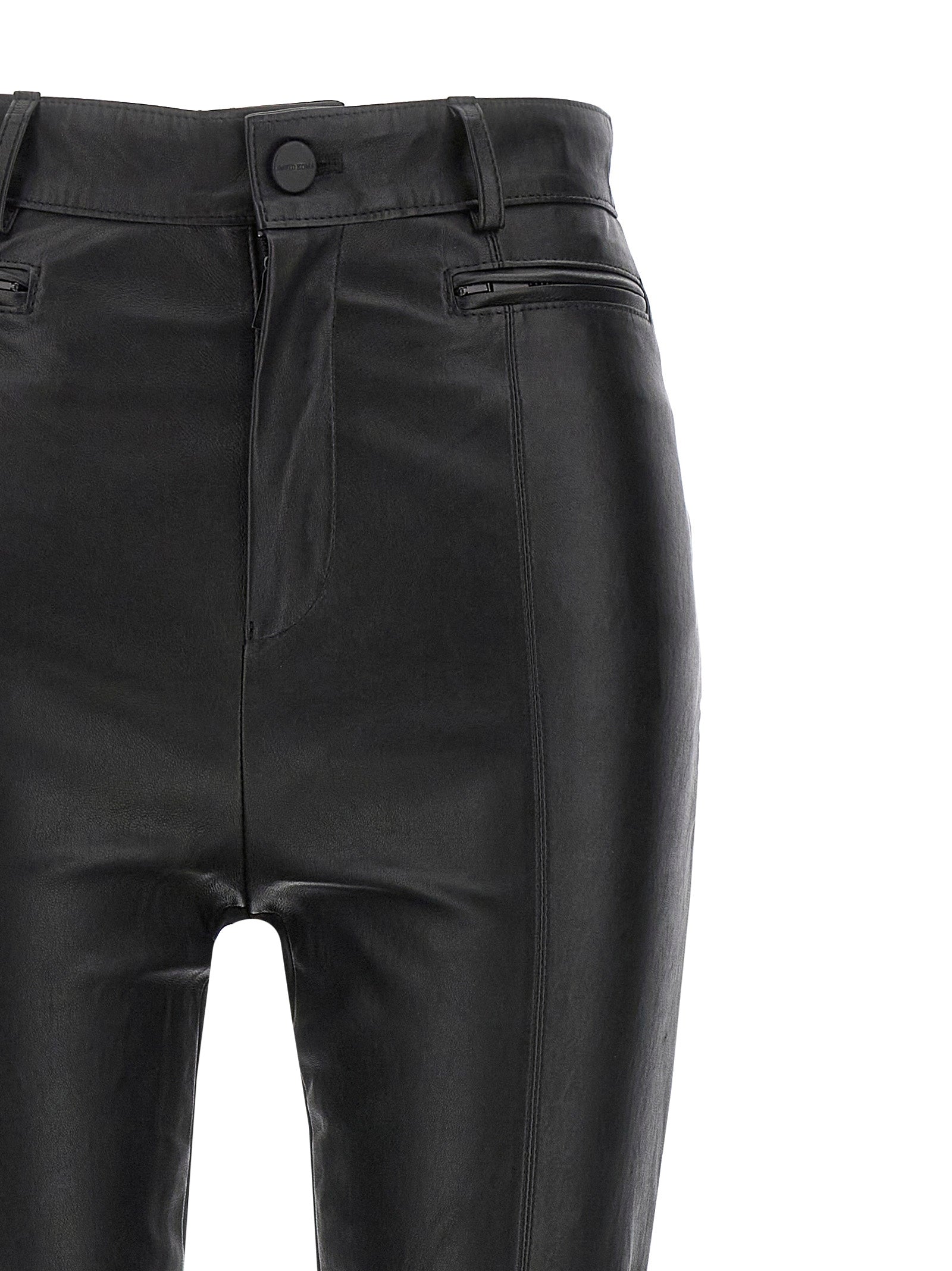 David Koma Napa Leather Leggings