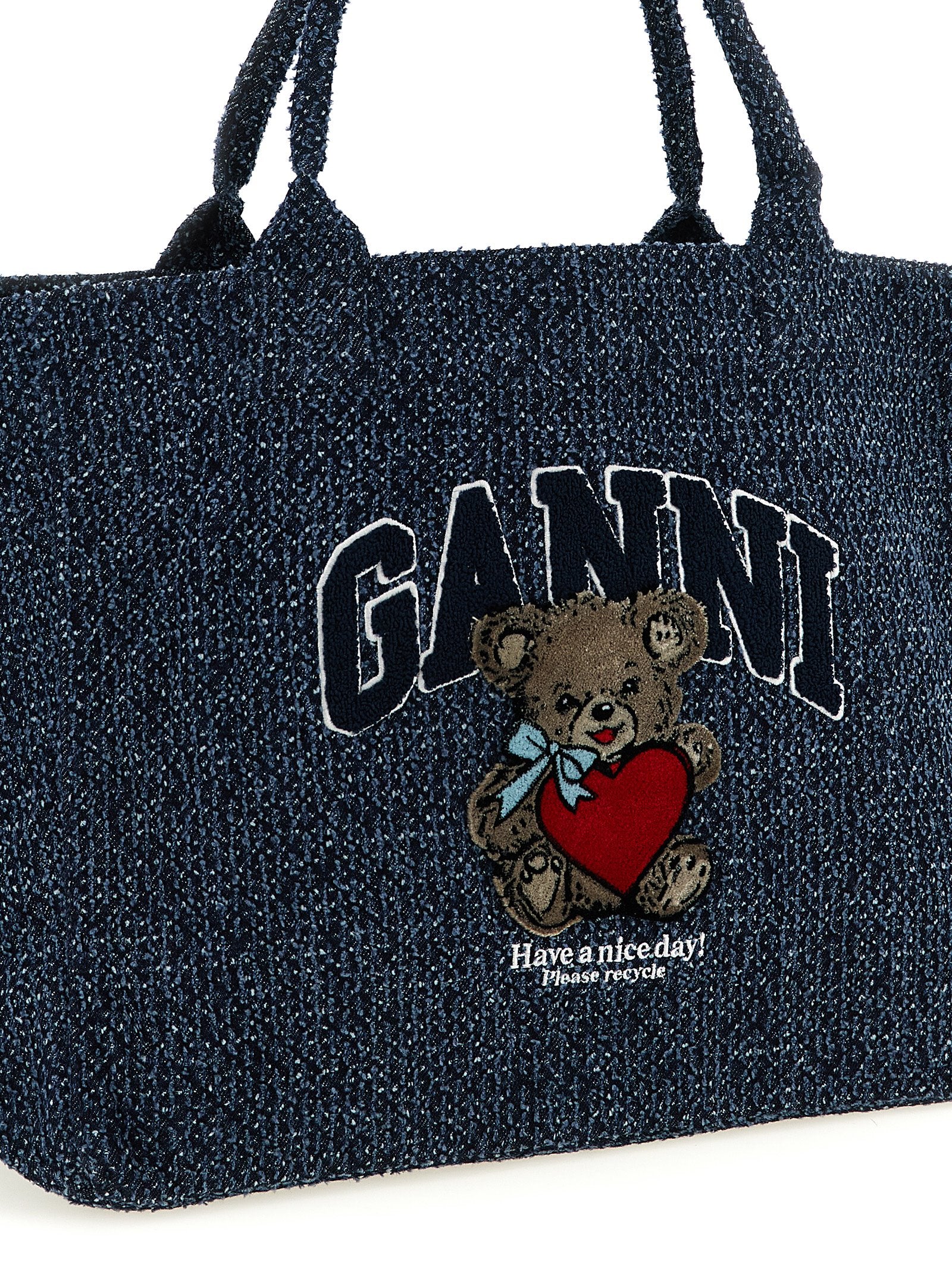 Ganni Xxl Bear Shopping Bag