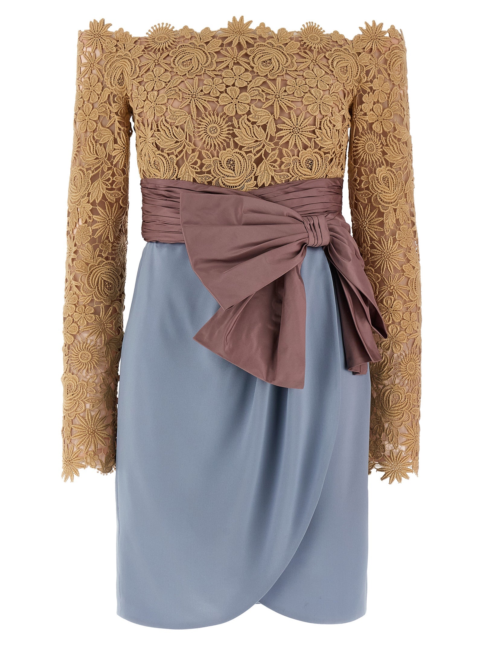 Valentino Garavani Valentinogaravani Fleur A Jours Flower Mix Dress