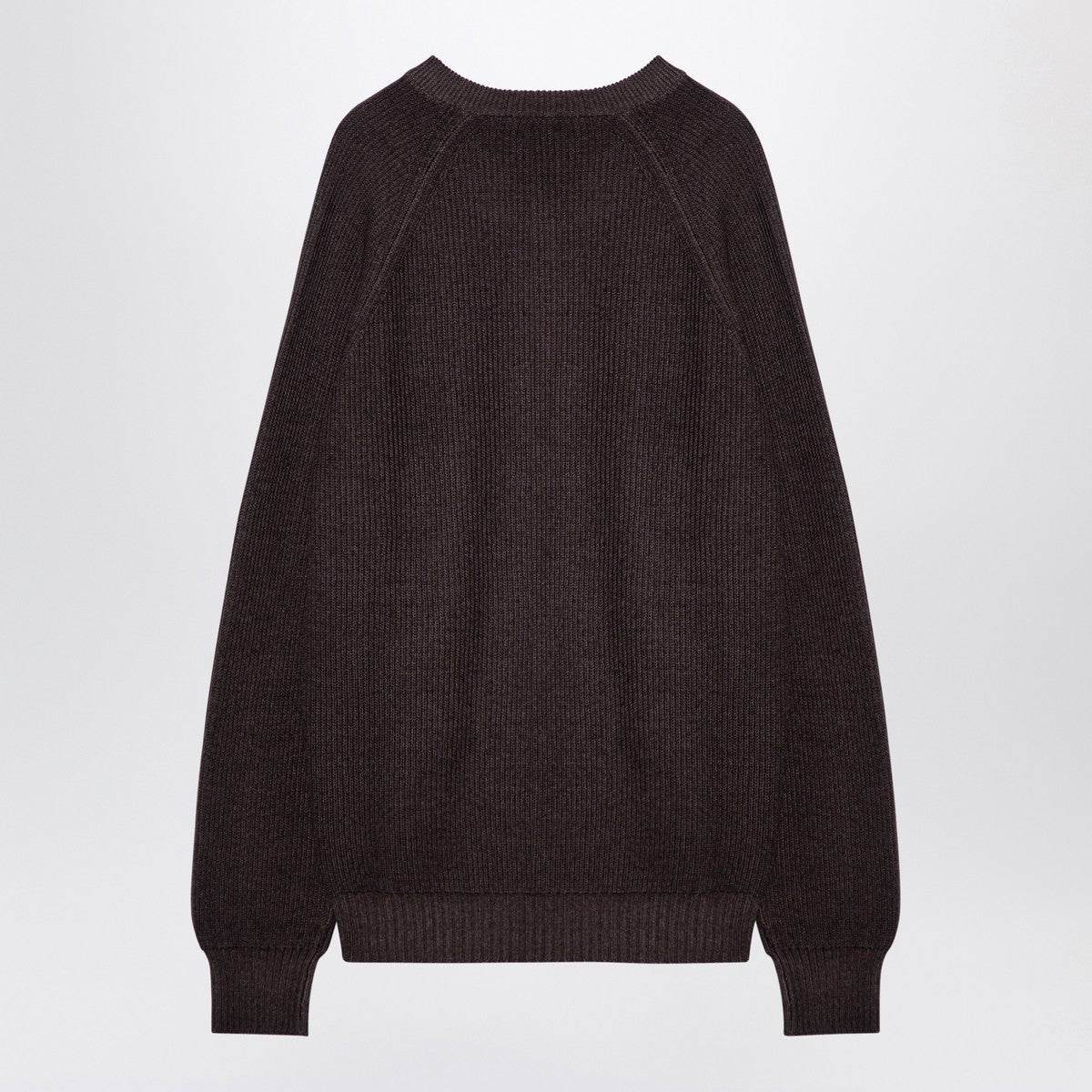 Tagliatore Brown virgin wool pullover