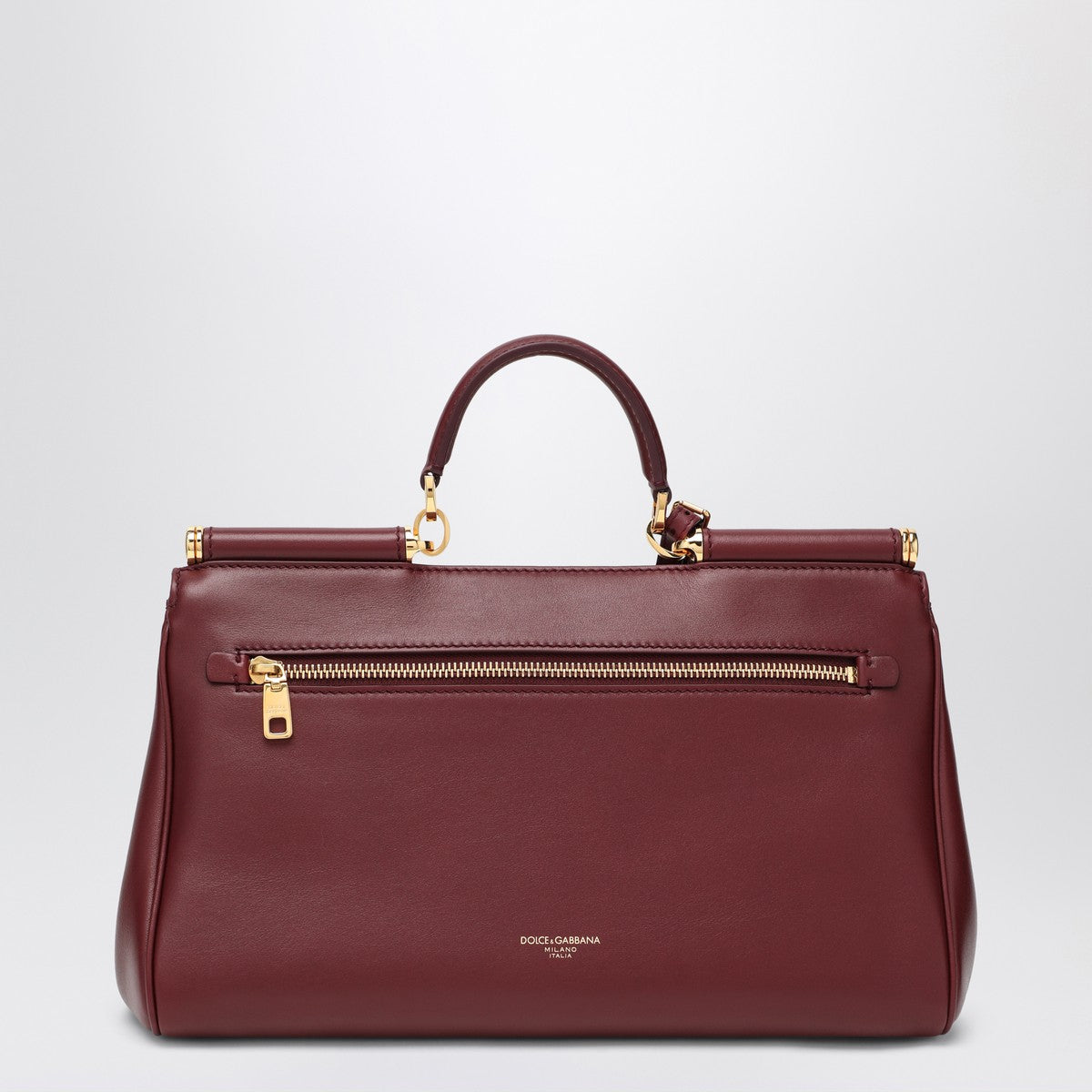 Dolce & Gabbana Dolce&Gabbana My Sicily handbag in burgundy leather