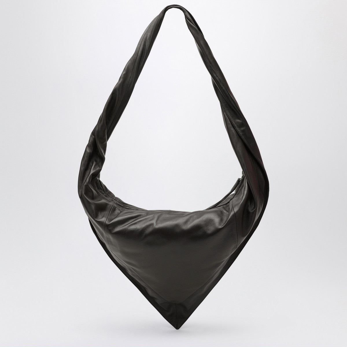 LEMAIRE Small Black Extended Scarf Bag