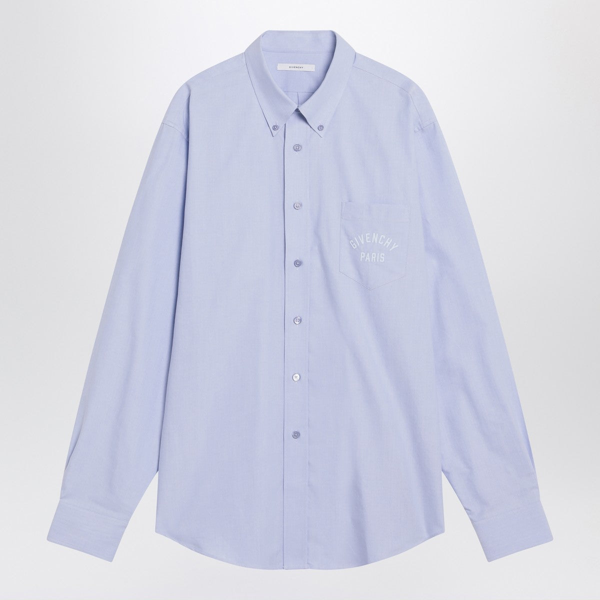 Givenchy Light blue button-down shirt in cotton