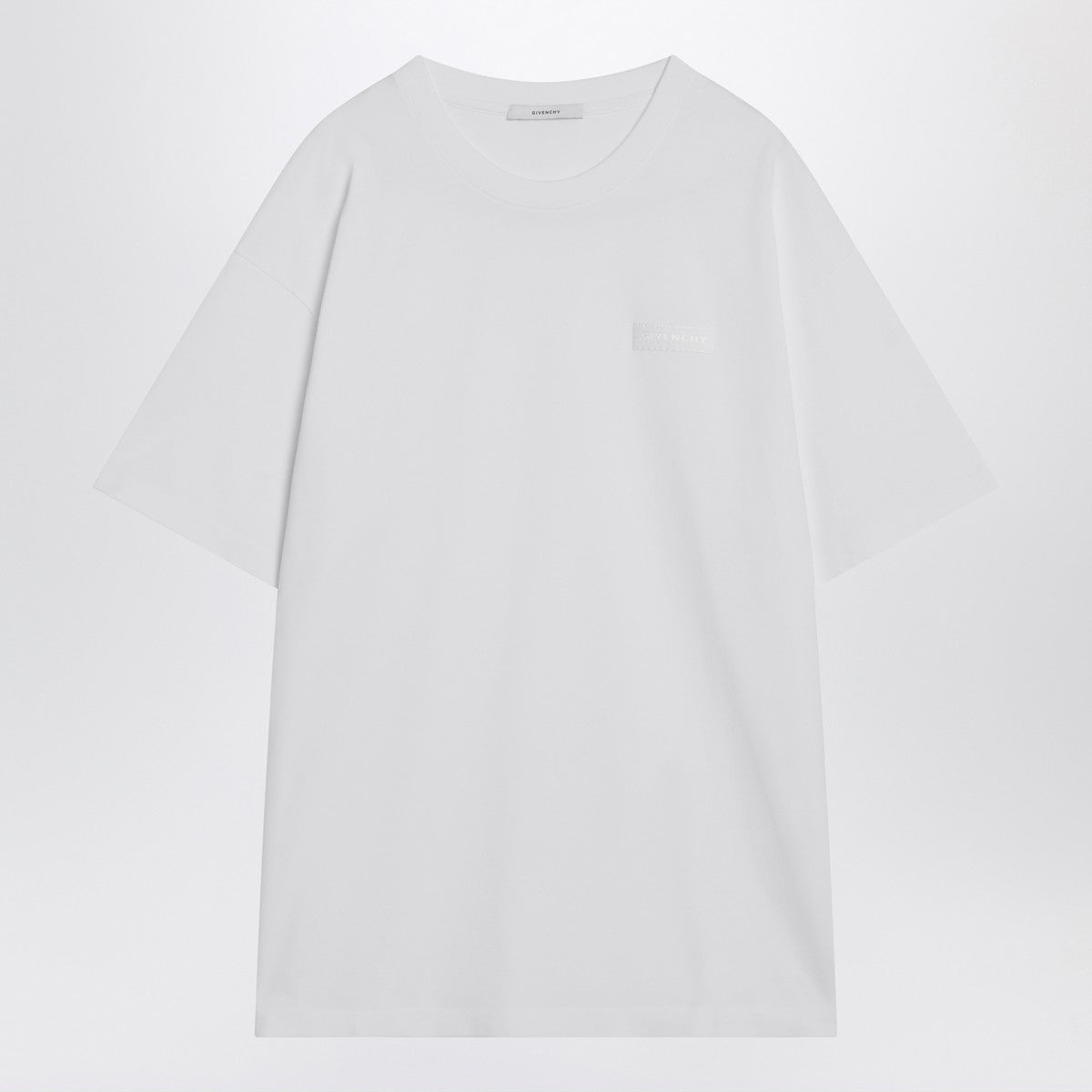 Givenchy White cotton T-shirt with logo patch