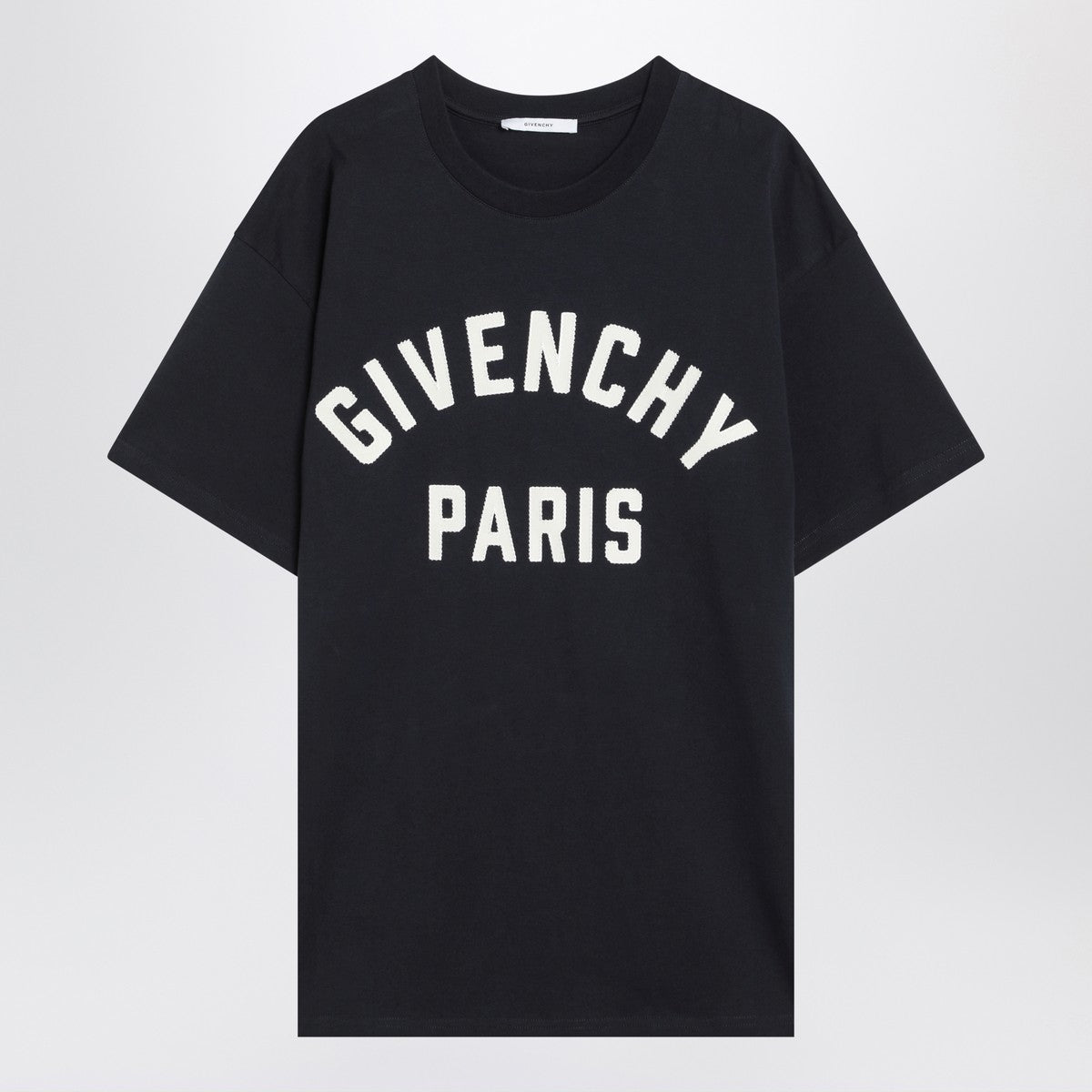 Givenchy Navy short-sleeved T-shirt with logo