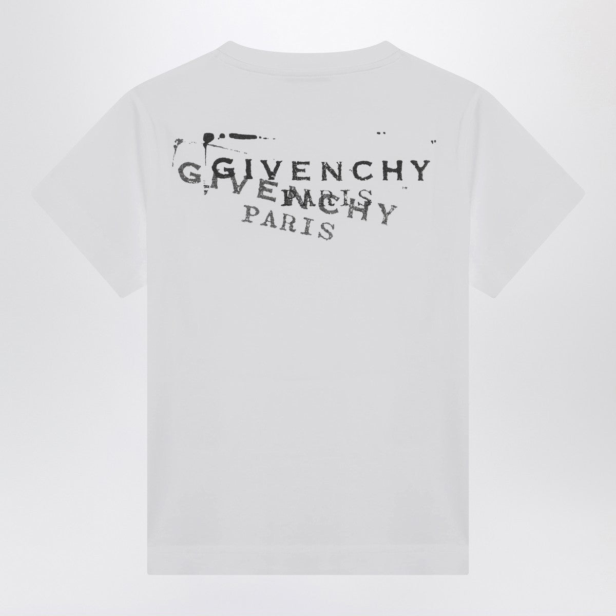 Givenchy White cotton T-shirt with logo print