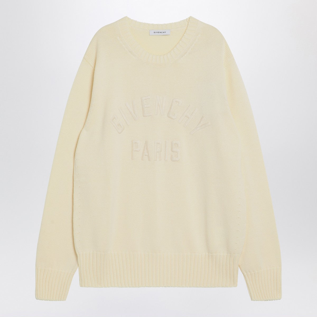 Givenchy Sweater écru in cotton with logo